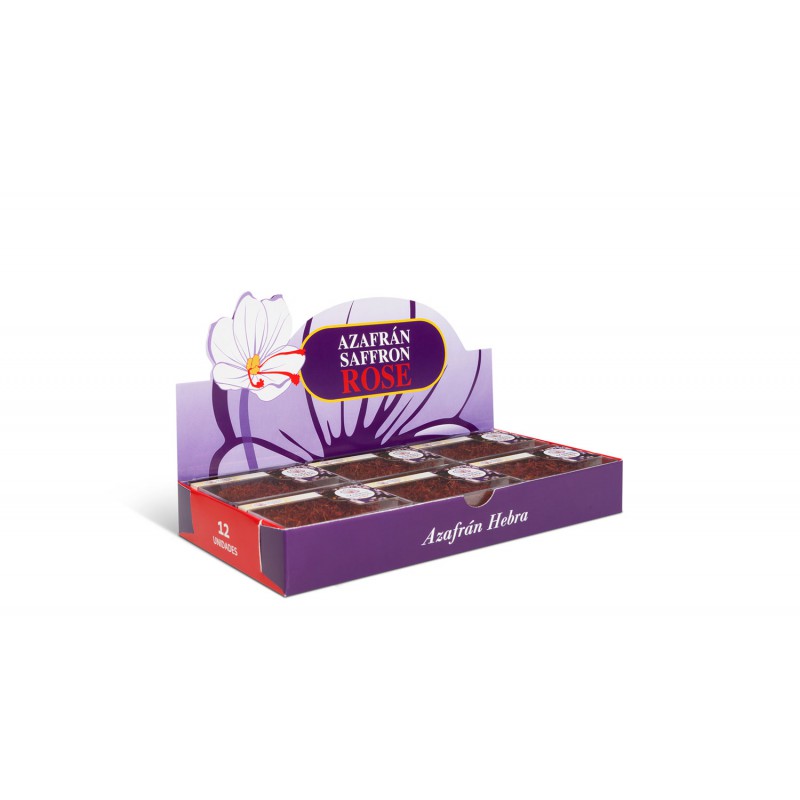 Selecto thread saffron . 12 boxes of 2g.
